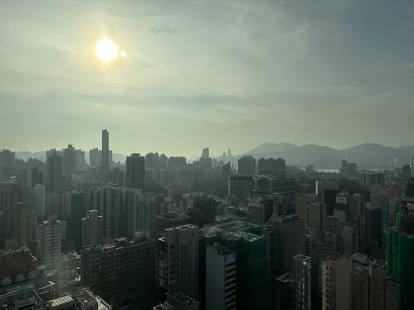 Hong Kong skyline at dusk